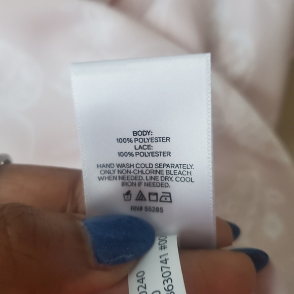 Express Light Pink Ruffle Lace Spaghetti Strap Cami Tank Top NWT Size XL - Picture 7 of 8